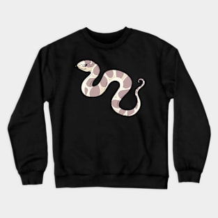 Albino Desert Kingsnake Crewneck Sweatshirt